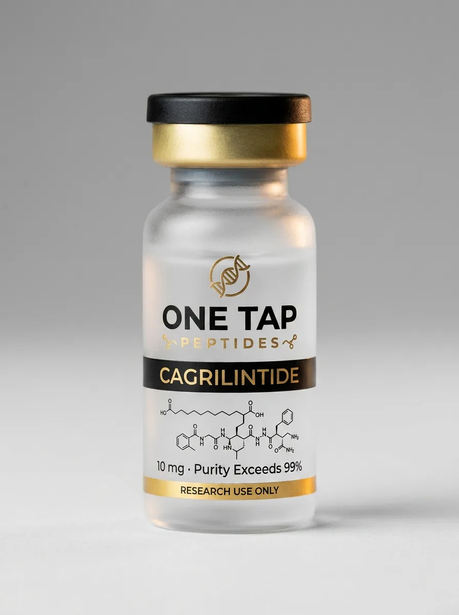 Cagrilintide research peptide vial — One Tap Peptides
