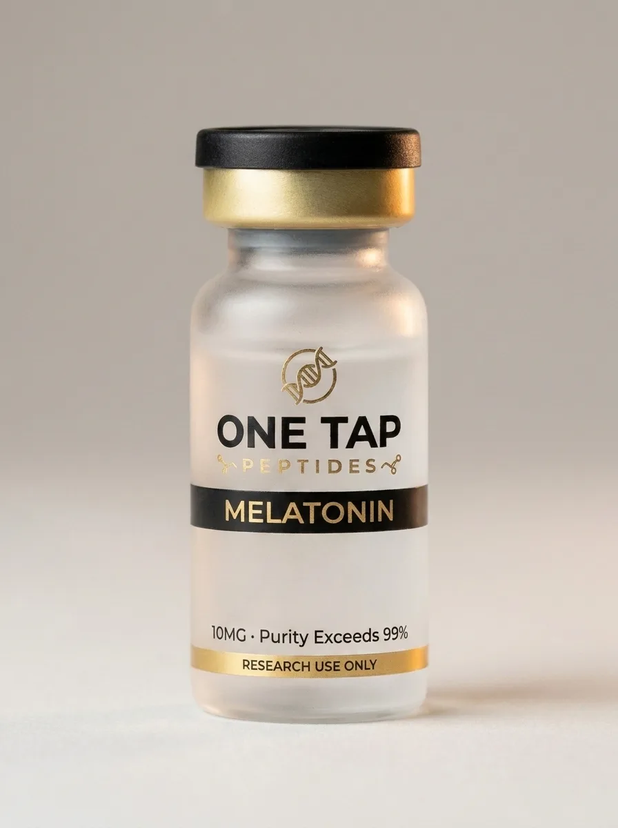 Melatonin research peptide vial — One Tap Peptides