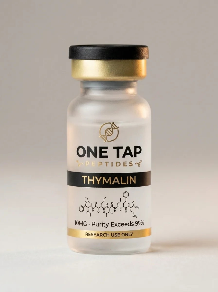 Thymalin research peptide vial — One Tap Peptides